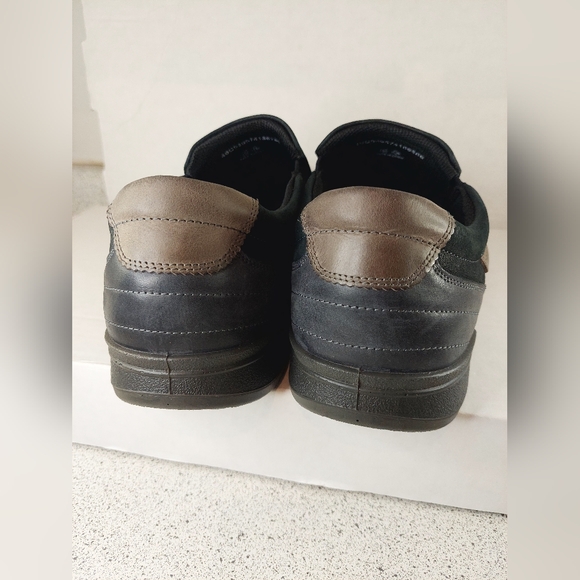 Ecco Fraser Men's Size 12-12.5 Slip On Black Sneaker Shoes (NIB) - Picture 11 of 16